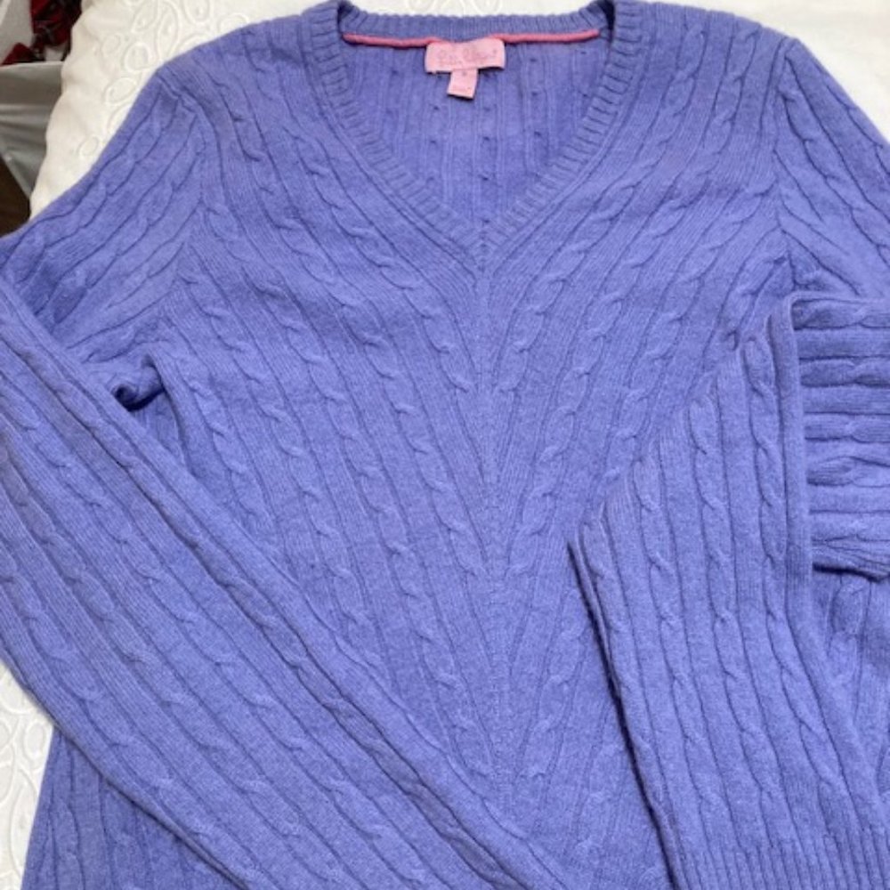 Lilly Pulitzer Cashmere Sweater, SZ M